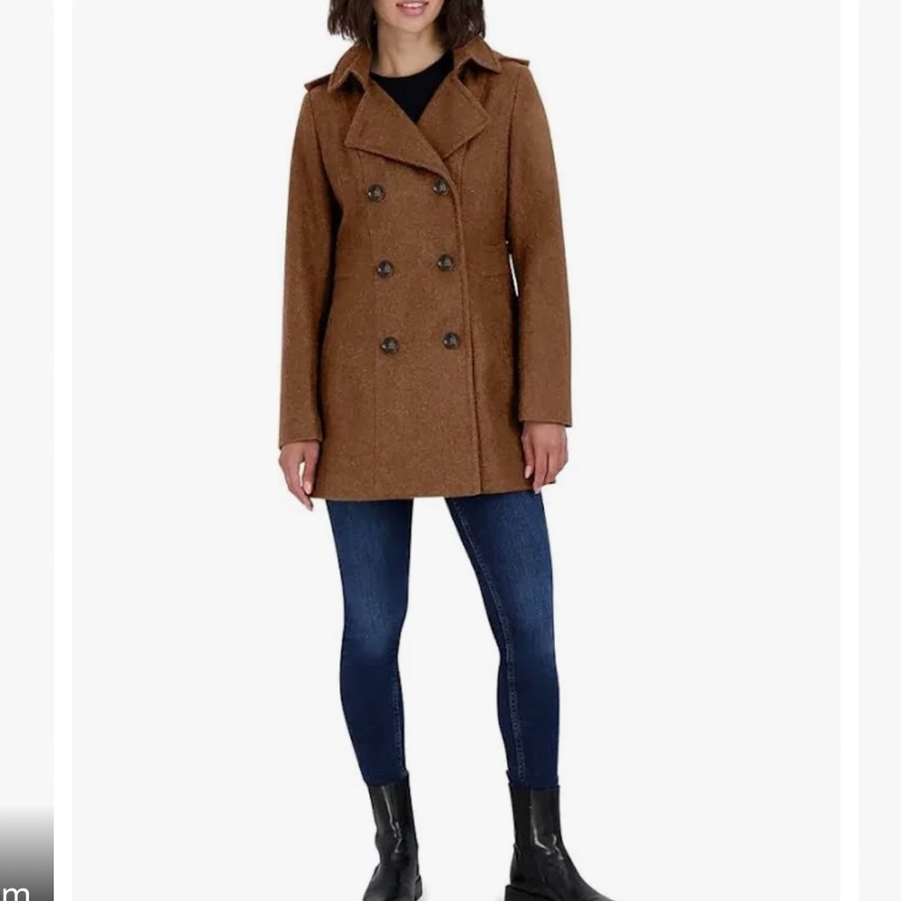 j.jong garment brown wool coat
